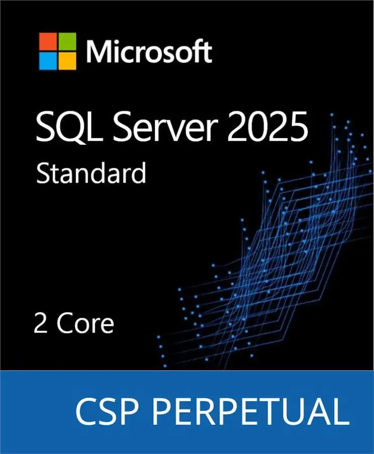 Microsoft SQL Server 2025 Standard Core – Ліцензія для 2 ядер, купити ...