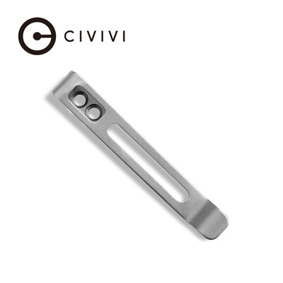 Аксесуар для ножа Civivi CA-05B-V1, сталева кліпса без гвинтів, 50х6.8 мм Зображення