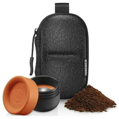 Аксесуари для кавоварки Wacaco Minipresso GR2: 2 фільтри-кошики у чохлі, нержавіюча сталь, силікон Зображення