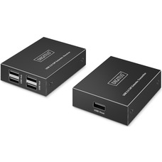 Активный USB удлинитель Digitus DA-73120, 4xUSB-A, до 150 м, металлический корпус Изображение
