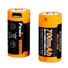 Аккумулятор Fenix ARB-L16-700UP 16340 Li-ion 700 мАч с micro USB Изображение