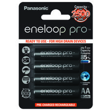 Акумулятор Panasonic Eneloop Pro AA 2500 mAh LSD Ni-MH, блістер 4 шт Зображення
