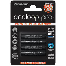 Акумулятор Panasonic Eneloop Pro AAA 930 мА·год Ni-MH блістер 4 шт Зображення