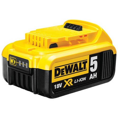 Акумулятор DeWALT DCB184 18В 5А·год Li-Ion XR, ударостійкий корпус Акумулятор DeWALT DCB184 18В 5А·год Li-Ion XR, ударостійкий корпус Зображення