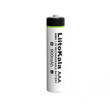Акумулятор LiitoKala AAA 900 мАг 1.2V Ni-MH, захист, 500 циклів Зображення