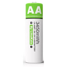 Акумулятор LiitoKala LA-3450T AA 3450мАг 1.5V USB Type-C, Li-Ion Зображення