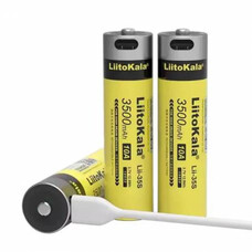 Акумулятор літій-іонний LiitoKala Lii-35S 18650 3500 мАг USB Type-C Зображення