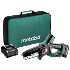 Аккумуляторная цепная пила Metabo MS 18 LTX 15, 18 В, шина 15 см, 2 кг Аккумуляторная цепная пила Metabo MS 18 LTX 15, 18 В, шина 15 см, 2 кг Изображение