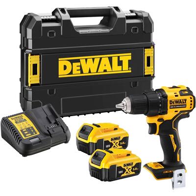 Акумуляторний дриль-шурупокрут DeWALT DCD708P2T 65 Нм 18В 2x5А·год кейс Зображення