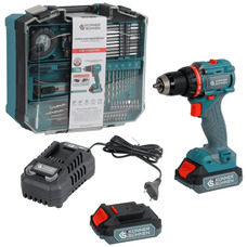 Аккумуляторная ударная дрель Könner & Söhnen KS ID20V-60 KIT 74, 60 Нм, 2А·ч, кейс, 74 аксессуара Изображение
