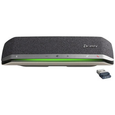 Аудио конференц система Poly Sync 40+ -M, Bluetooth, 3 микрофона, серый Изображение