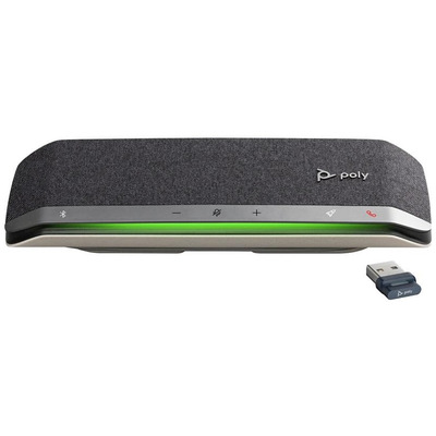 Аудіо конференц система Poly Sync 40+ -M, Bluetooth, 3 мікрофони, сірий Зображення