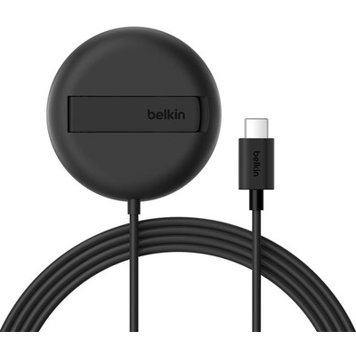 Беспроводное зарядное устройство Belkin UltraCharge Magnetic Kickstand 15 Вт, Qi2, MagSafe, черный Изображение
