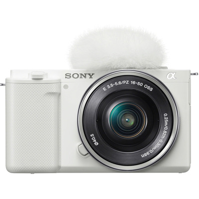 Беззеркальная камера Sony Alpha ZV-E10 kit 16-50mm белая, APS-C, 24,2 Мп Изображение