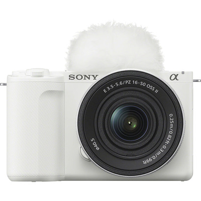 Бездзеркальна камера Sony Alpha ZV-E10M2 Kit 16-50mm біла, 26 Мп, 4K, стабілізація Зображення