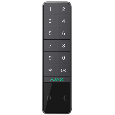 Бездротова клавіатура Ajax KeyPad Outdoor Jeweller IP65, графіт Зображення
