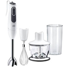 Блендер занурювальний Braun MQ3135WH Sauce, 750 Вт, 3 насадки, білий Зображення