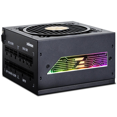 Блок живлення Zalman Teramax 2 View 1000W модульний, 80 PLUS Gold, ARGB Зображення