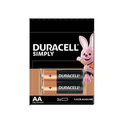 Батарейки Duracell LR6 AA 1.5V алкалінові (2шт) Зображення