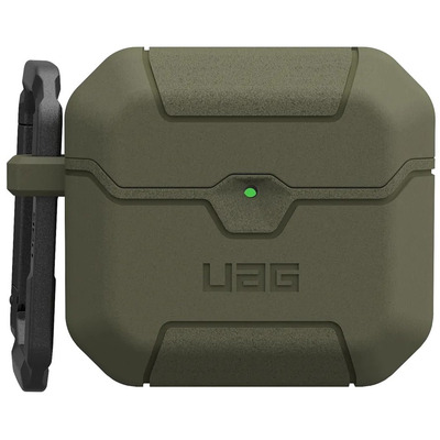Чохол для AirPods (Gen 4, 2024) UAG Scout оливковий, термополіуретан, захист від ударів Зображення