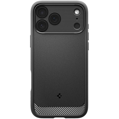Чехол для iPhone 17 Pro Spigen Rugged Armor MagFit матовый черный, TPU Изображение
