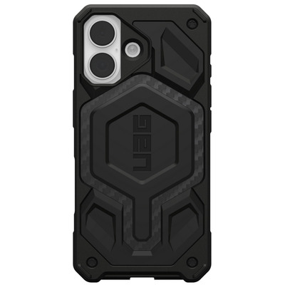 Чохол для телефона UAG Monarch Pro MagSafe для iPhone 17, карбоновий, чорний, 5 рівнів захисту Зображення