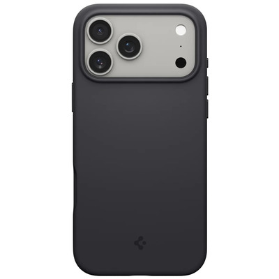 Чохол Spigen Silicone Fit MagFit для iPhone 17 Pro чорний, силікон, MagSafe Зображення