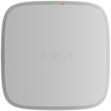 Датчик дыма с сиреной Ajax EN54 FireProtect Smoke Sounder Jeweller, белый/черный, беспроводной Изображение