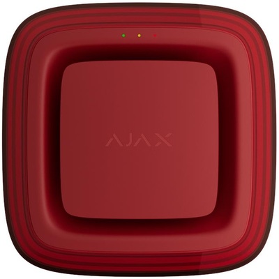 Датчик пожежний світлозвуковий Ajax EN54 FireProtect VAD Sounder, бездротовий, червоний Зображення