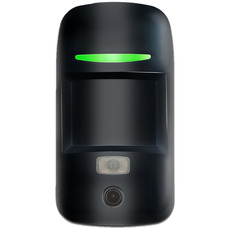 Датчик движения с камерой U-Prox PIR Cam Black беспроводной, черный, иммунитет к животным, дальность до 4800 м Изображение
