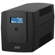ДБЖ 2E-DD1500 1500 ВА/900 Вт, LCD, USB, 3 розетки Schuko Зображення