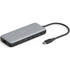 Док-станция Digitus DA-70915 USB-C, 8 портов, 2xHDMI, Gigabit Ethernet, 4K/60 Гц Изображение