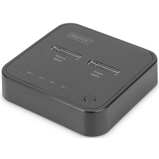 Док-станція Digitus Dual M.2 NVMe SSD USB Type-C 3.2, клонування, чорна Зображення
