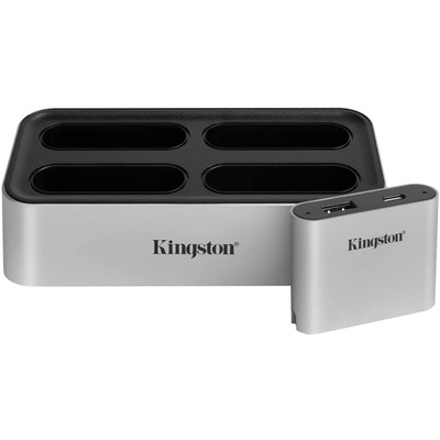 Док-станція Kingston Workflow Station WFS-U, USB 3.2, срібляста Зображення