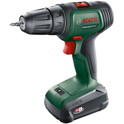 Дрель-шуруповерт Bosch UniversalDrill 18 В Li-Ion 1,5 А·ч, 40 Нм Изображение