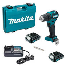 Аккумуляторная дрель-шуруповерт Makita DF332DWYE, 10.8 В, 2x1.5 А·ч, бесщеточный мотор Изображение