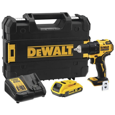 Дриль-шурупокрут DeWALT DCD708D1T XR Li-Ion 18В 65Нм безщітковий двигун кейс Зображення