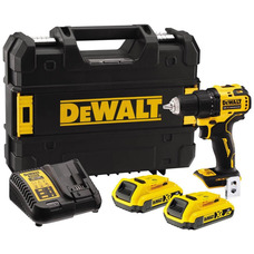 Дриль-шурупокрут DeWALT DCD708D2T XR 18В 2x2А·год 65Нм кейс Зображення