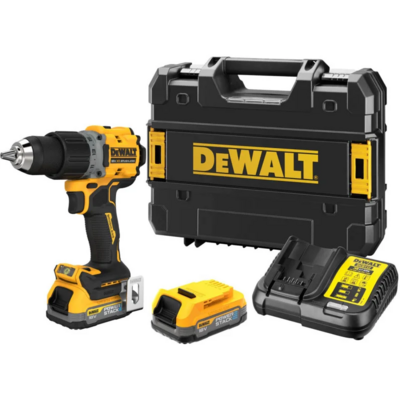 Дриль-шуруповерт DeWALT DCD800E2T XR Li-Ion 18В, 1.7А·год, 90Нм, кейс Зображення