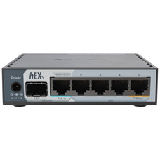 Проводной маршрутизатор MikroTiK hEX S (версия 2025), 2.5G SFP, 5x Gigabit, PoE, USB Изображение