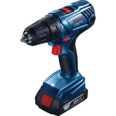 Дриль-шуруповерт Bosch GSR 180 LI 18 В, 1.5 А/год, 13 мм з реверсом Зображення