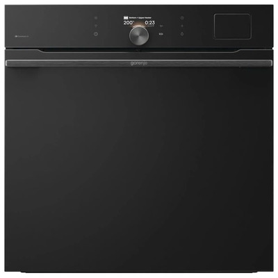 Духова шафа електрична Gorenje BPSA6138B, 77 л, A+, піроліз, чорна Зображення