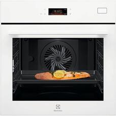 Духова шафа електрична Electrolux LOB8S38V 72 л, A++, пар, дисплей, біла Зображення