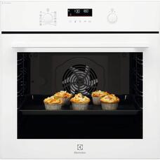 Духова шафа електрична Electrolux EOD6F77WV 72 л, біла, SteamBake, A+ Зображення