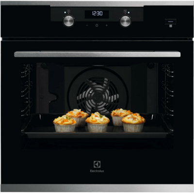 Электрический духовой шкаф Electrolux OED5H70X SteamBake 72 л А, черный Изображение