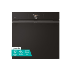 Духова шафа електрична Gorenje BP6138B, 77 л, Wi-Fi, піроліз, чорна Зображення