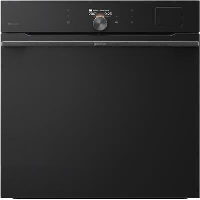 Духова шафа електрична Gorenje BSA6138B, 77 л, TFT-дисплей, пароварка, Wi-Fi, чорна Зображення