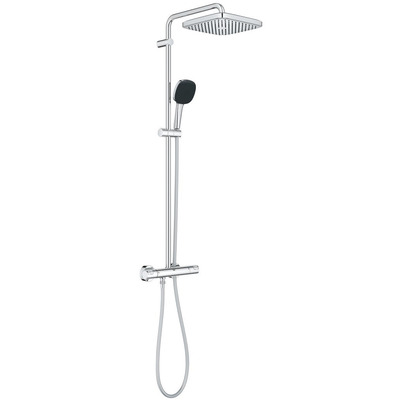 Душевая система Grohe Vitalio Start System 250 квадратная, хром, термостат Изображение