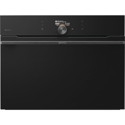 Духовой шкаф электрический Gorenje BCM4058B, 50 л, с микроволновой функцией, Wi-Fi, черный Изображение