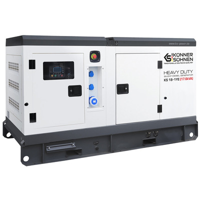 Дизельный генератор Könner & Söhnen KS 18-1YE, 17.6 кВА, электростартер, двигатель YangDong Изображение